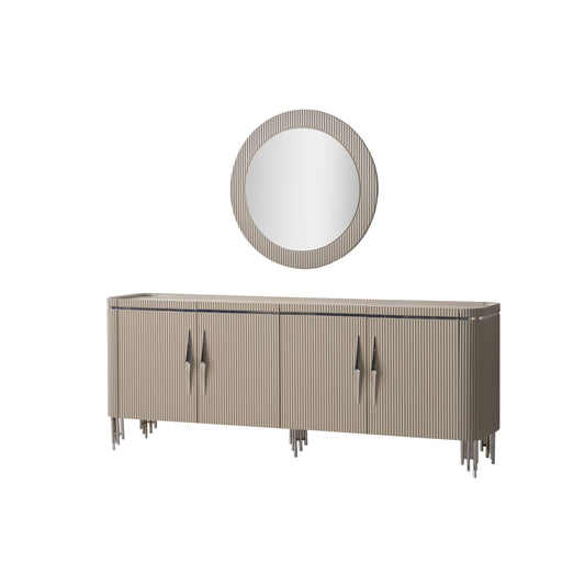 INCI Grey Skänk med Spegel