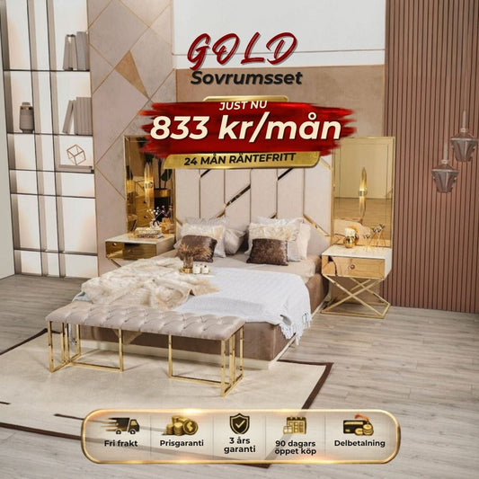 GOLD Sovrumsset 833 kr/mån