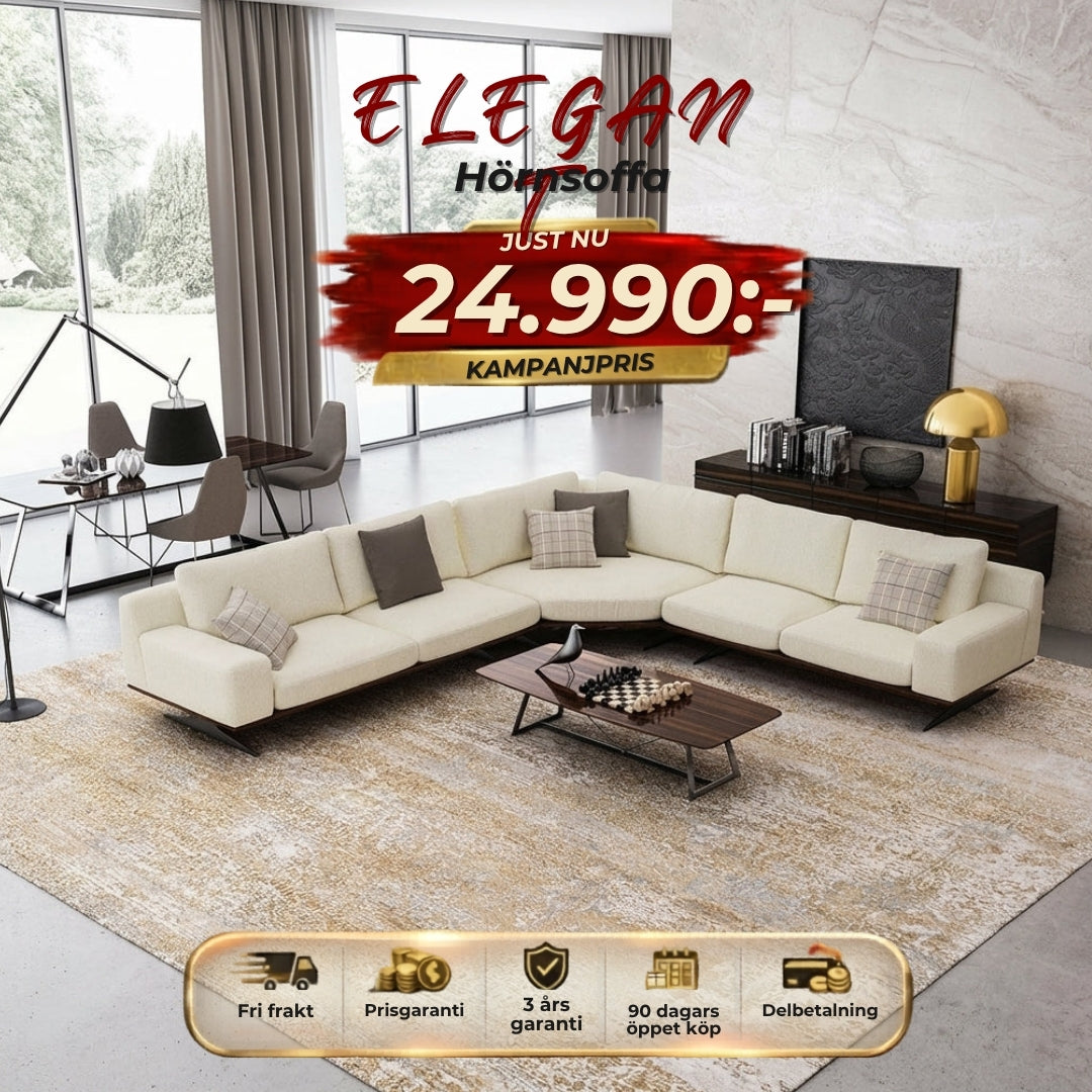Elegant Corner Sofa