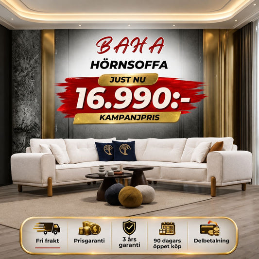 🎯 Baha Relax Hörnsoffa