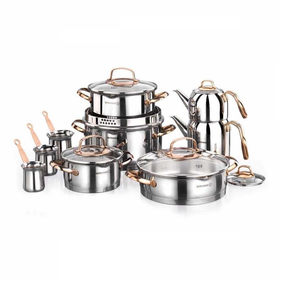 Korkmaz Rosanna 15 Delar Hiper Set A1703 - LINE Furniture Group