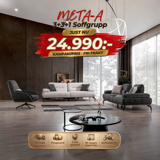 Meta-A 3+3+1 Soffgrupp – kampanjpris