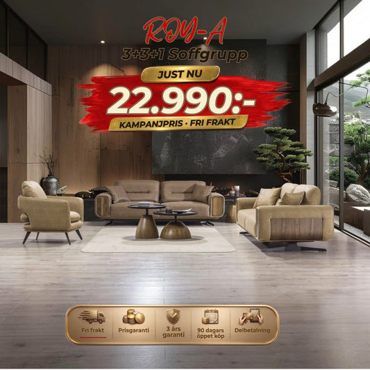 Roy-A 3+3+1 Soffgrupp – kampanjpris