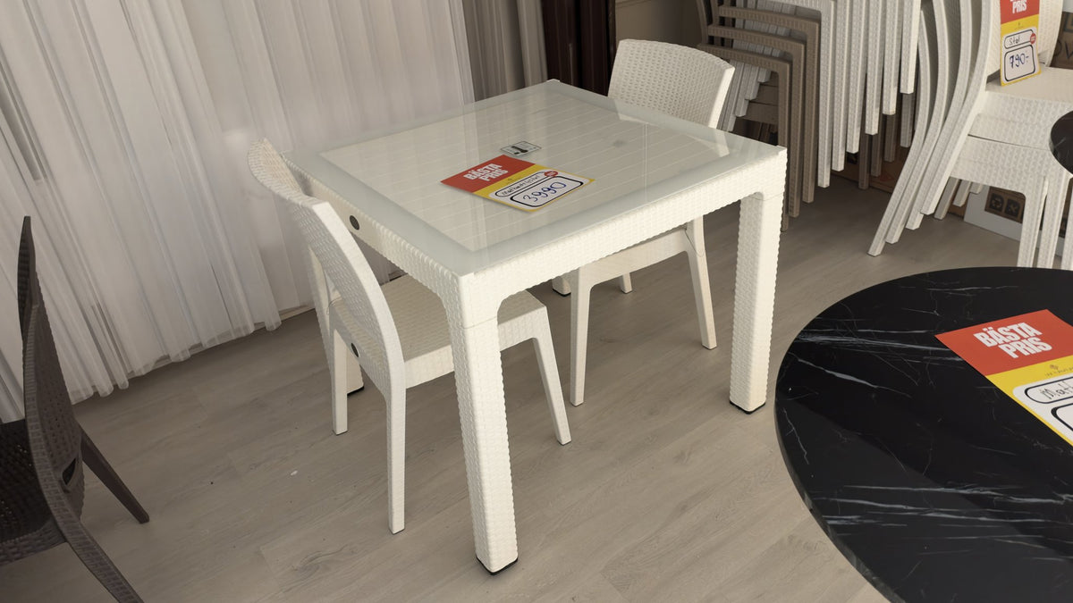 Matbord med 4 stolar 2 – visningsexemplar, bild 1
