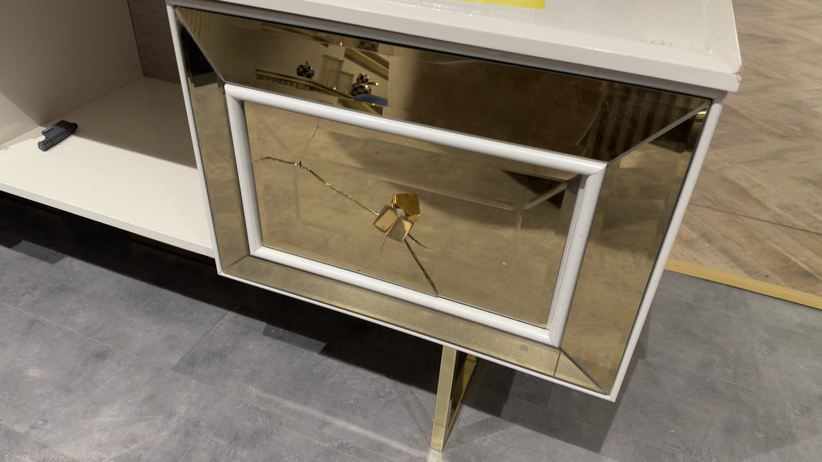 Gold TV-bänk – visningsexemplar, bild 2