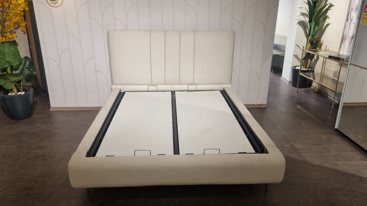 Säng Beige utan madrass – visningsexemplar, bild 2