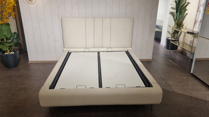 Säng Beige utan madrass – visningsexemplar, bild 2