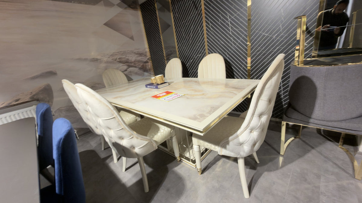 Diamond Matbord med 6 stolar – visningsexemplar, bild 2