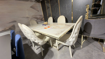 Diamond Matbord med 6 stolar – visningsexemplar, bild 2