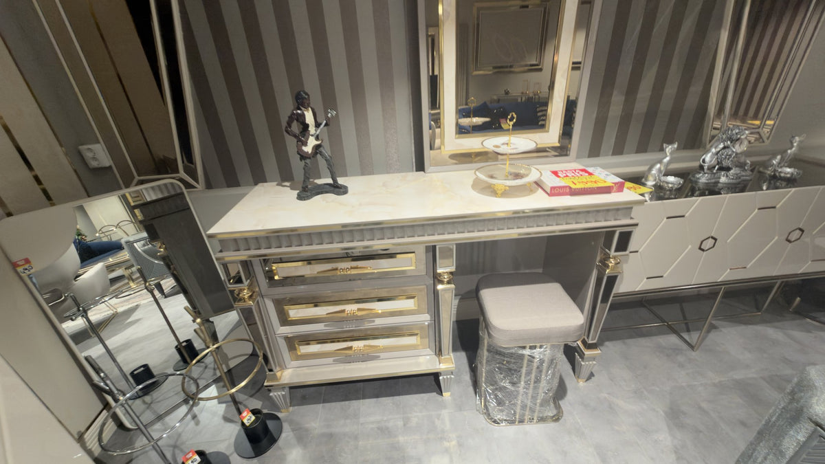 Istanbul Sminkbord med spegel – visningsexemplar, bild 3