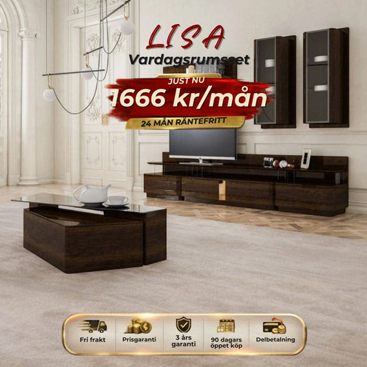 LISA Vardagsrumsset 1666 kr/mån