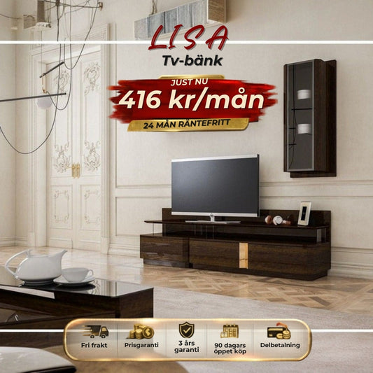 LISA Tv-bänk 416 kr/mån
