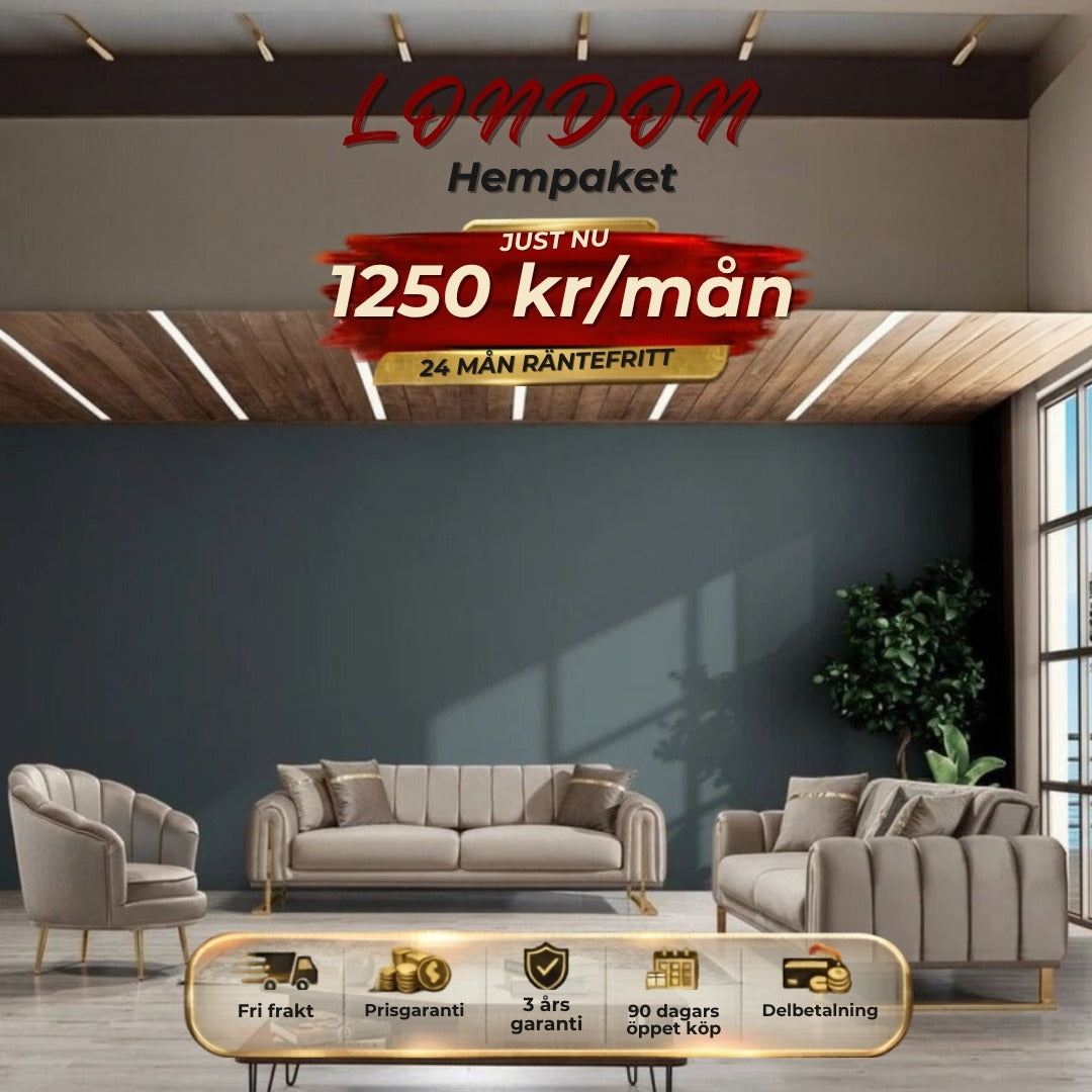 LONDON Hempaket 1250 kr/mån