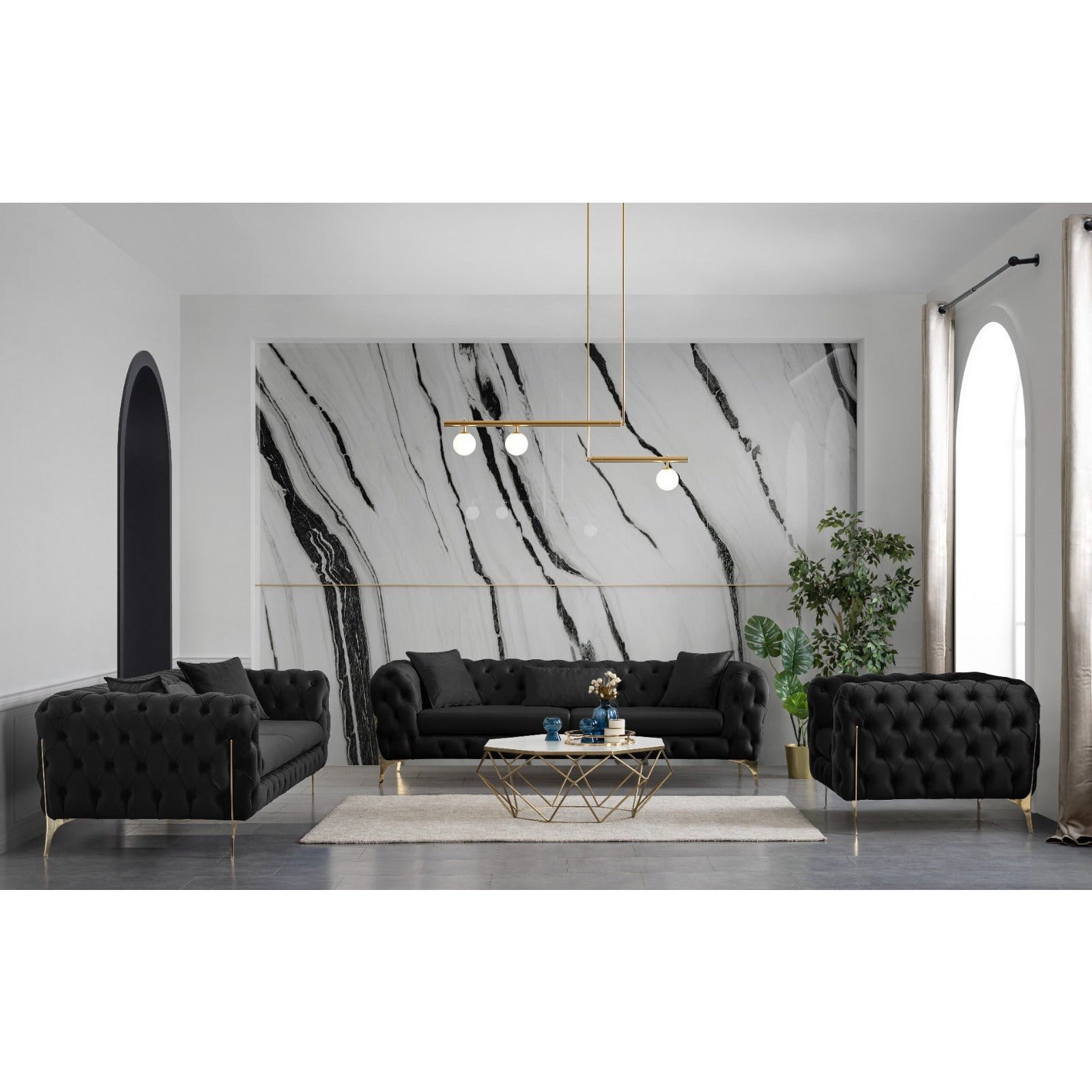 Magnum Luxury 3+3+1 Soffgrupp - LINE Furniture Group