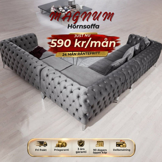 MAGNUM Hörnsoffa 590 kr/mån