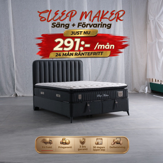 Sleep Maker Bed-Headboard-Storage