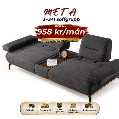 Meta-C 3+3+1 Soffgrupp månadspris