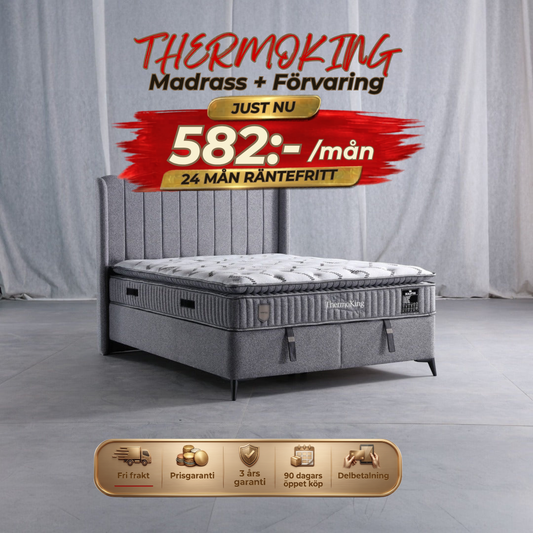 Thermoking Säng-Huvudgavel-Madrass-Förvaring