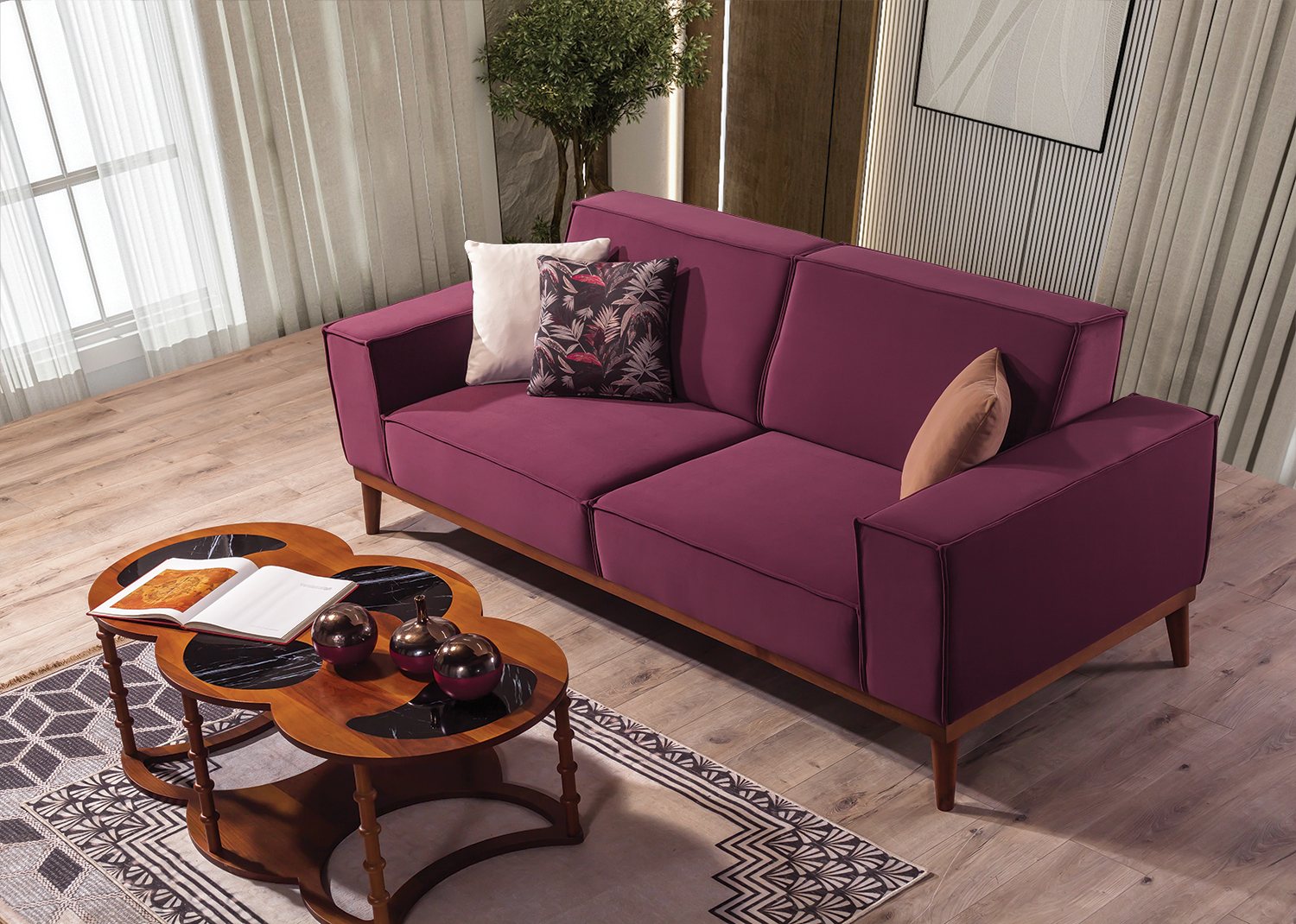 Marion 3-Sits Bäddsoffa - Albimo