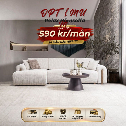 OPTIMUM Relax Hörnsoffa 590 kr/mån