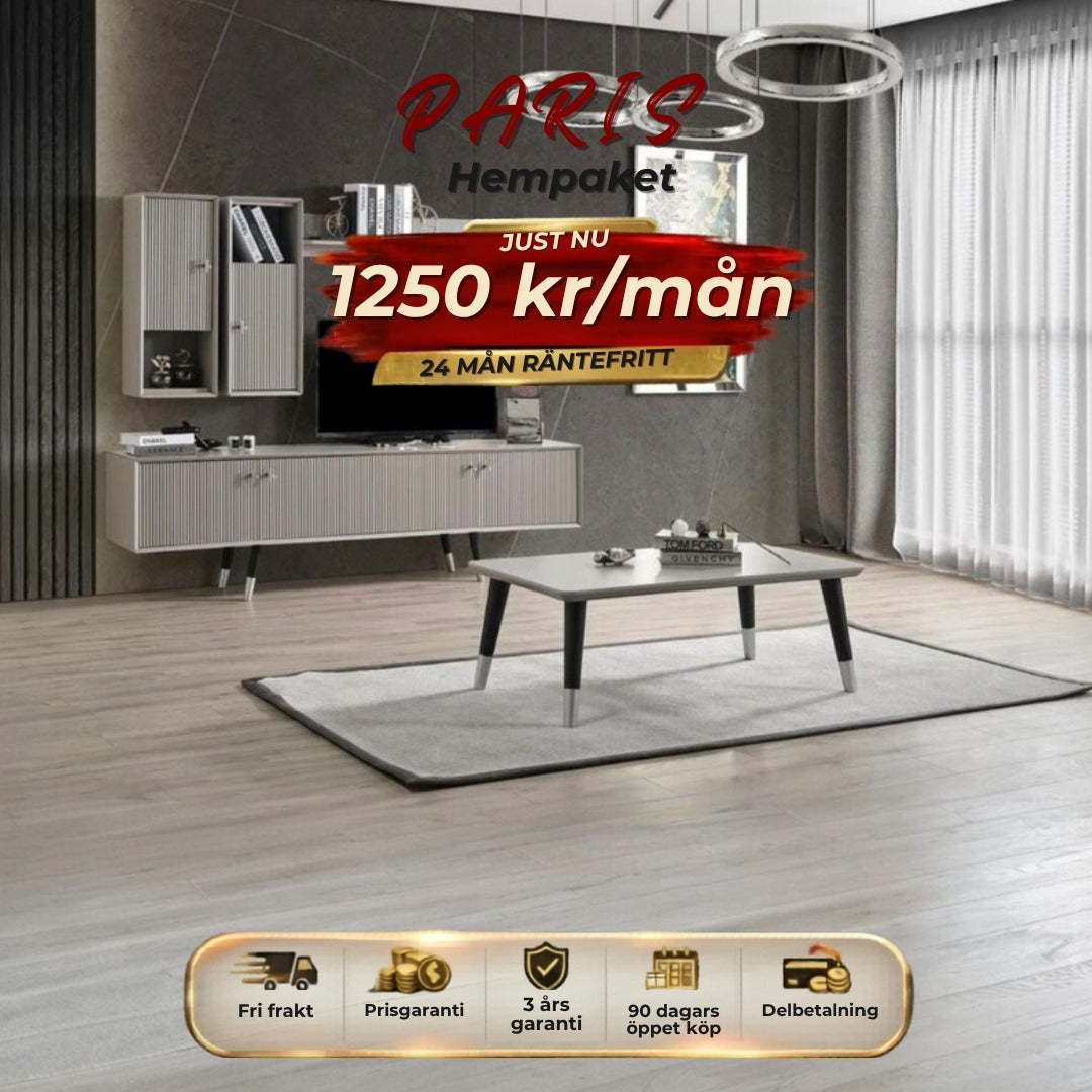 PARIS Hempaket 1250 kr/mån