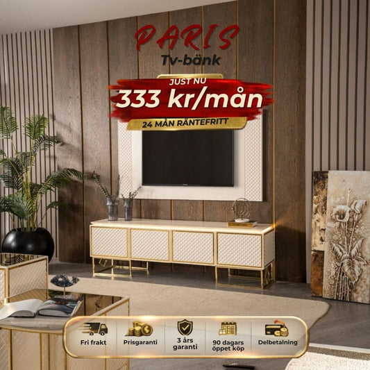 PARIS Tv-bänk 333 kr/mån