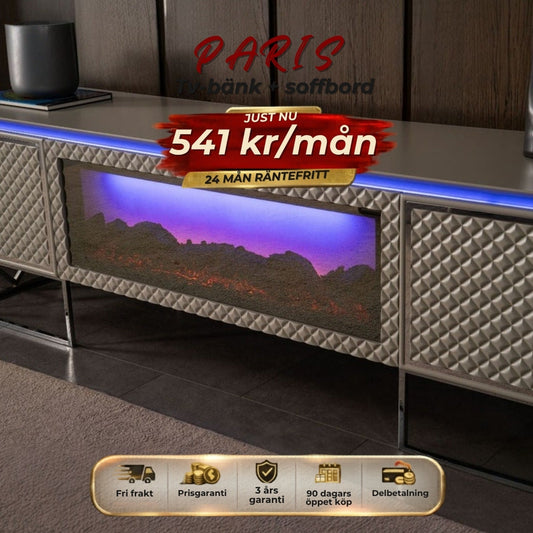PARIS Tv-bänk + soffbord 541 kr/mån