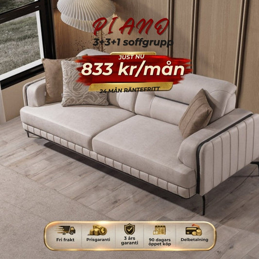 Piana-C 3+3+1 Soffgrupp månadspris