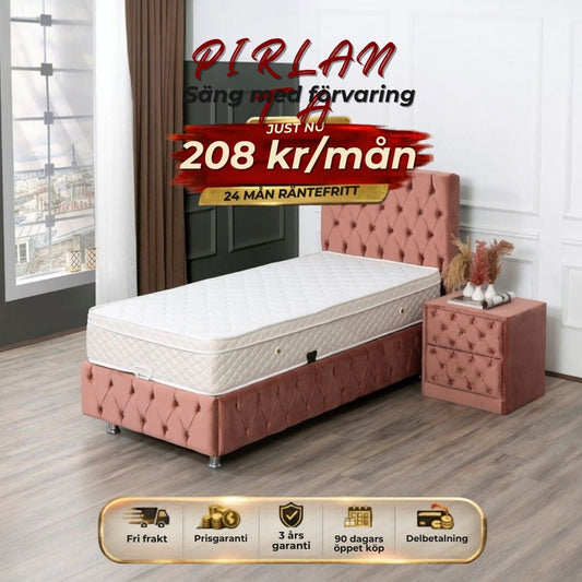 PIRLANTA Säng med förvaring 208 kr/mån