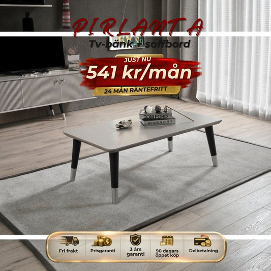 PIRLANTA Tv-bänk + soffbord 541 kr/mån