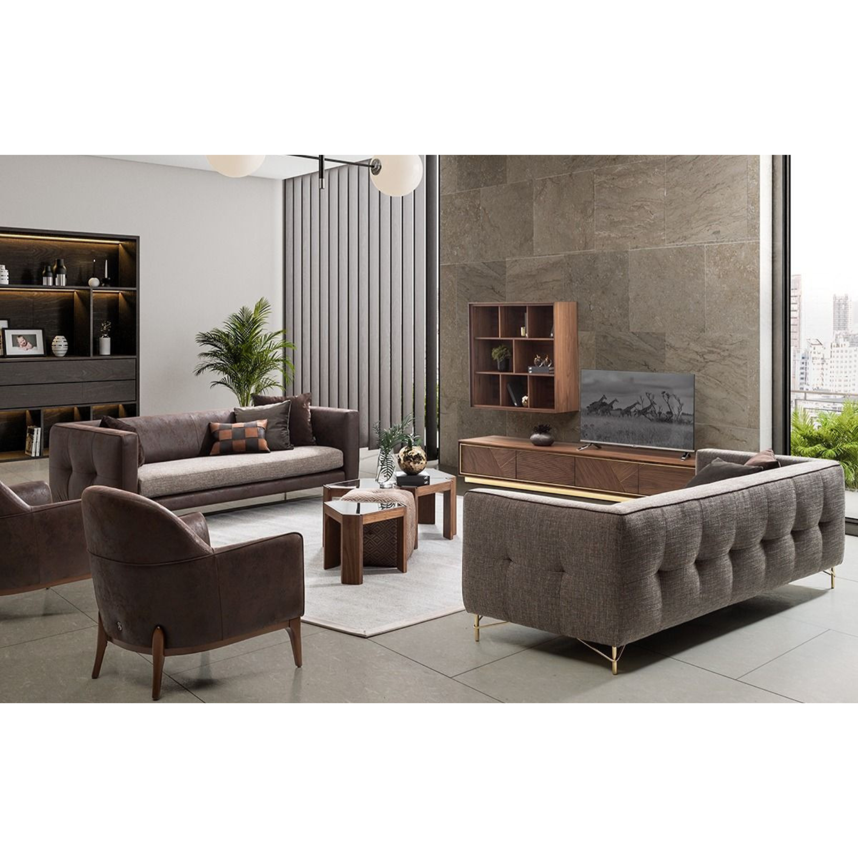 Toscana 4+1 Soffgrupp - LINE Furniture Group