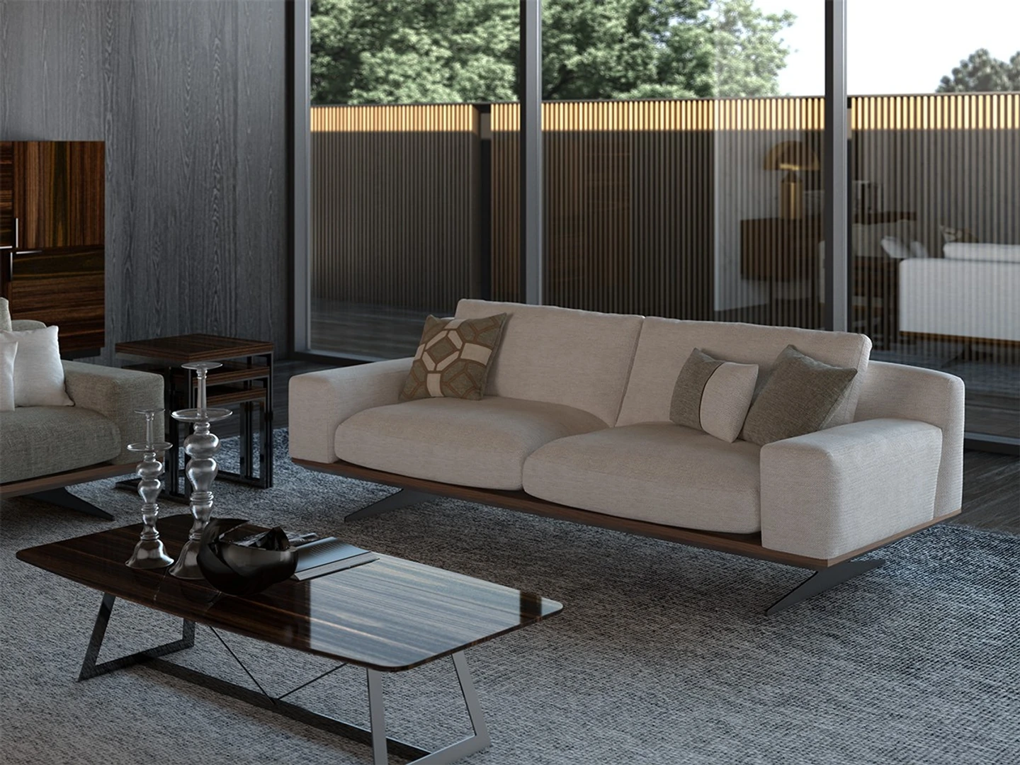 Elegant 1-personers sofa (model 2023)