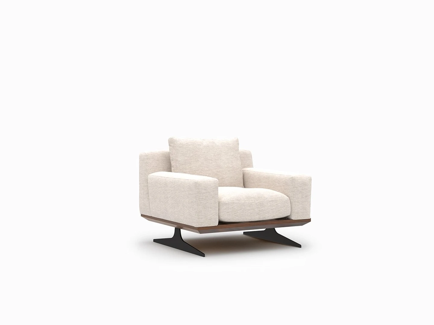 Elegant 1-personers sofa (model 2023)