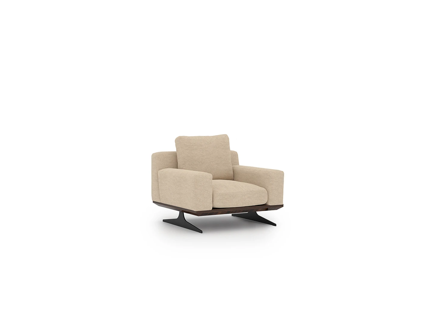 Elegant 1-personers sofa (model 2023)