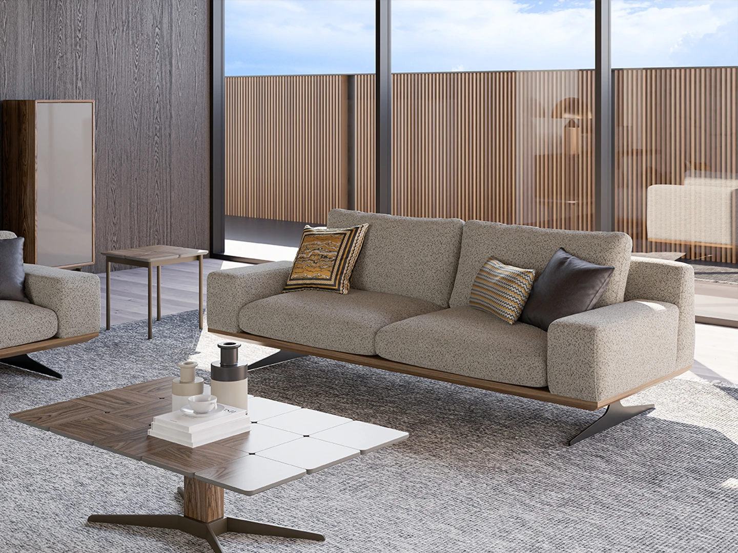 Elegant 1-personers sofa (model 2023)