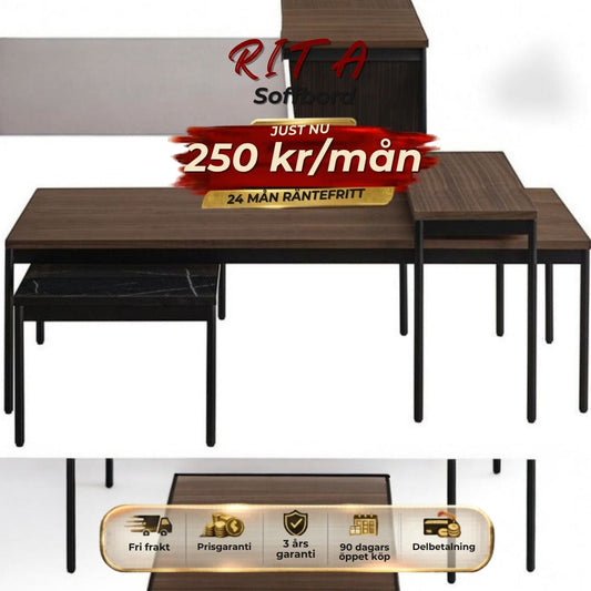 RITA Soffbord 250 kr/mån