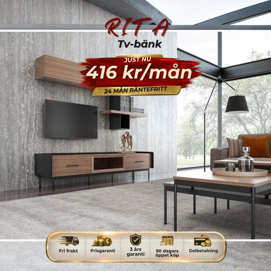RITA Tv-bänk 416 kr/mån