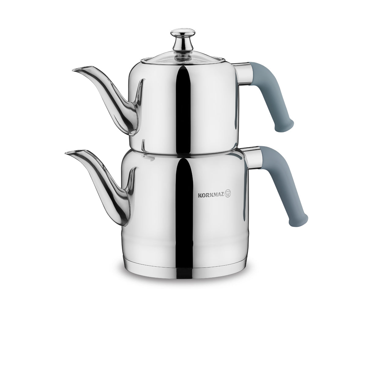 RIVA KORKMAZ ROSA GOLD TEAPOT SET A189-1 - LINE Furniture Group