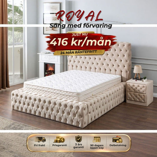 ROYAL Säng med förvaring 416 kr/mån
