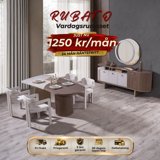 RUBATO Vardagsrumsset 1250 kr/mån