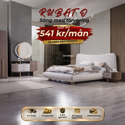 RUBATO Säng med förvaring 541 kr/mån