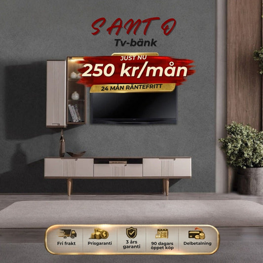 SANTO Tv-bänk 250 kr/mån