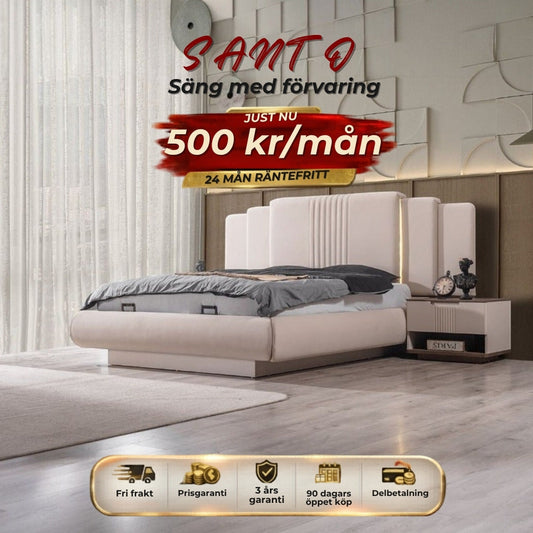 SANTO Säng med förvaring 500 kr/mån