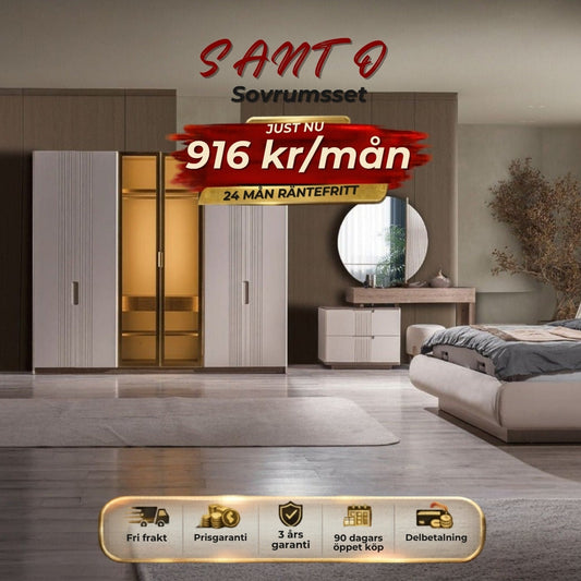 SANTO Sovrumsset 916 kr/mån