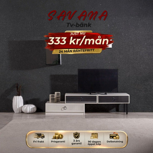 SAVANA Tv-bänk 333 kr/mån