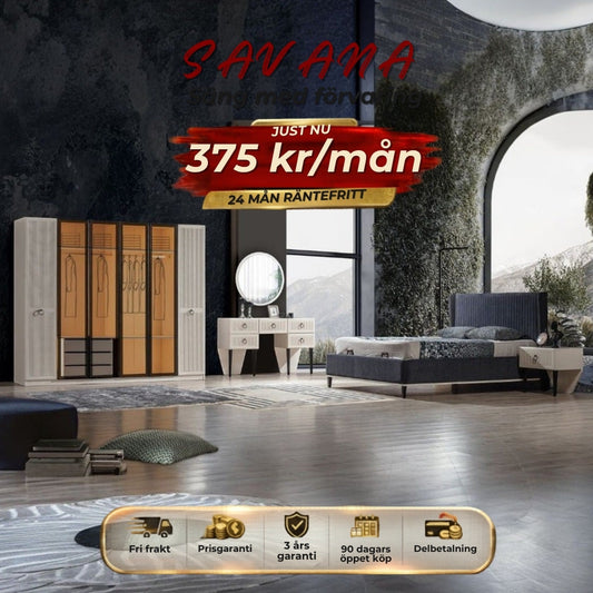 SAVANA Säng med förvaring 375 kr/mån