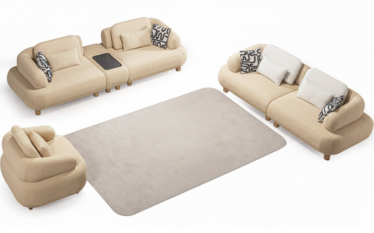 🎯 Barcelona 3+3+1 Soffgrupp - Beige