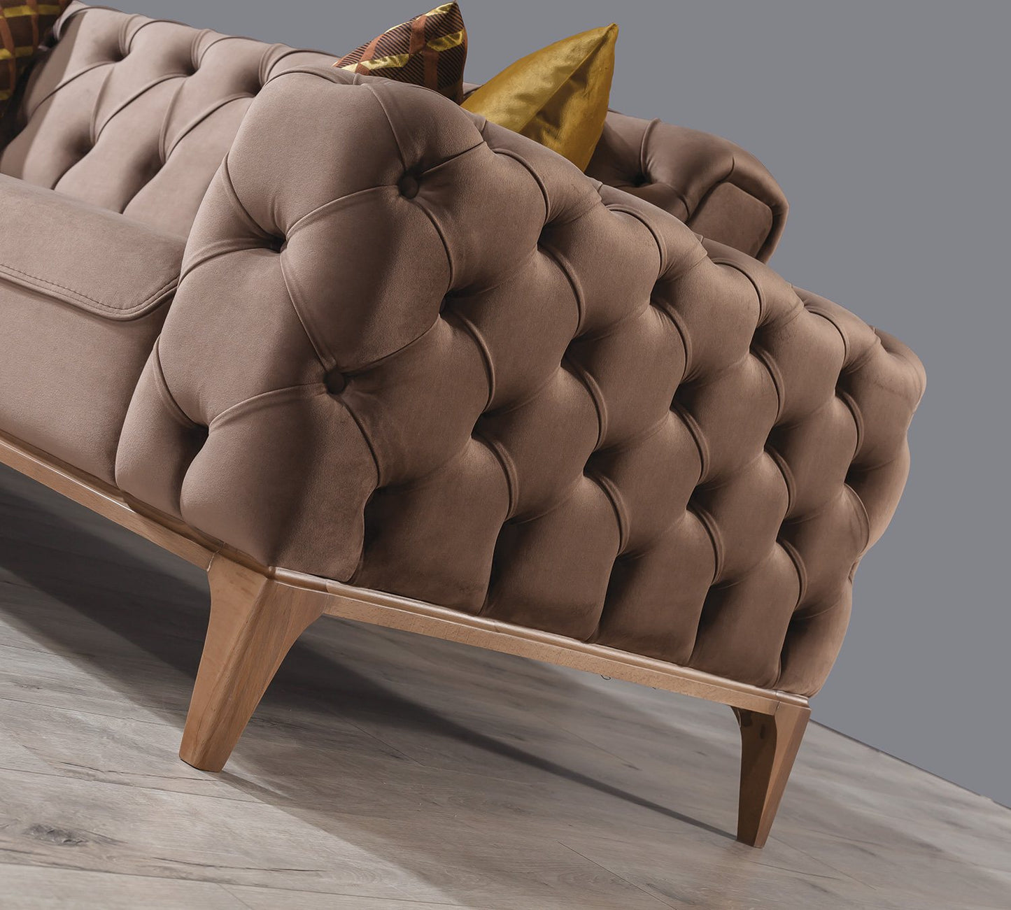 Lila 3-Sits Bäddsoffa - Albimo