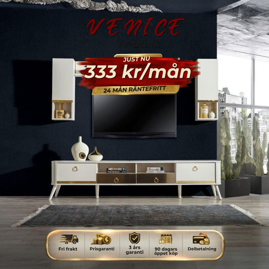 VENICE Tv-bänk 333 kr/mån