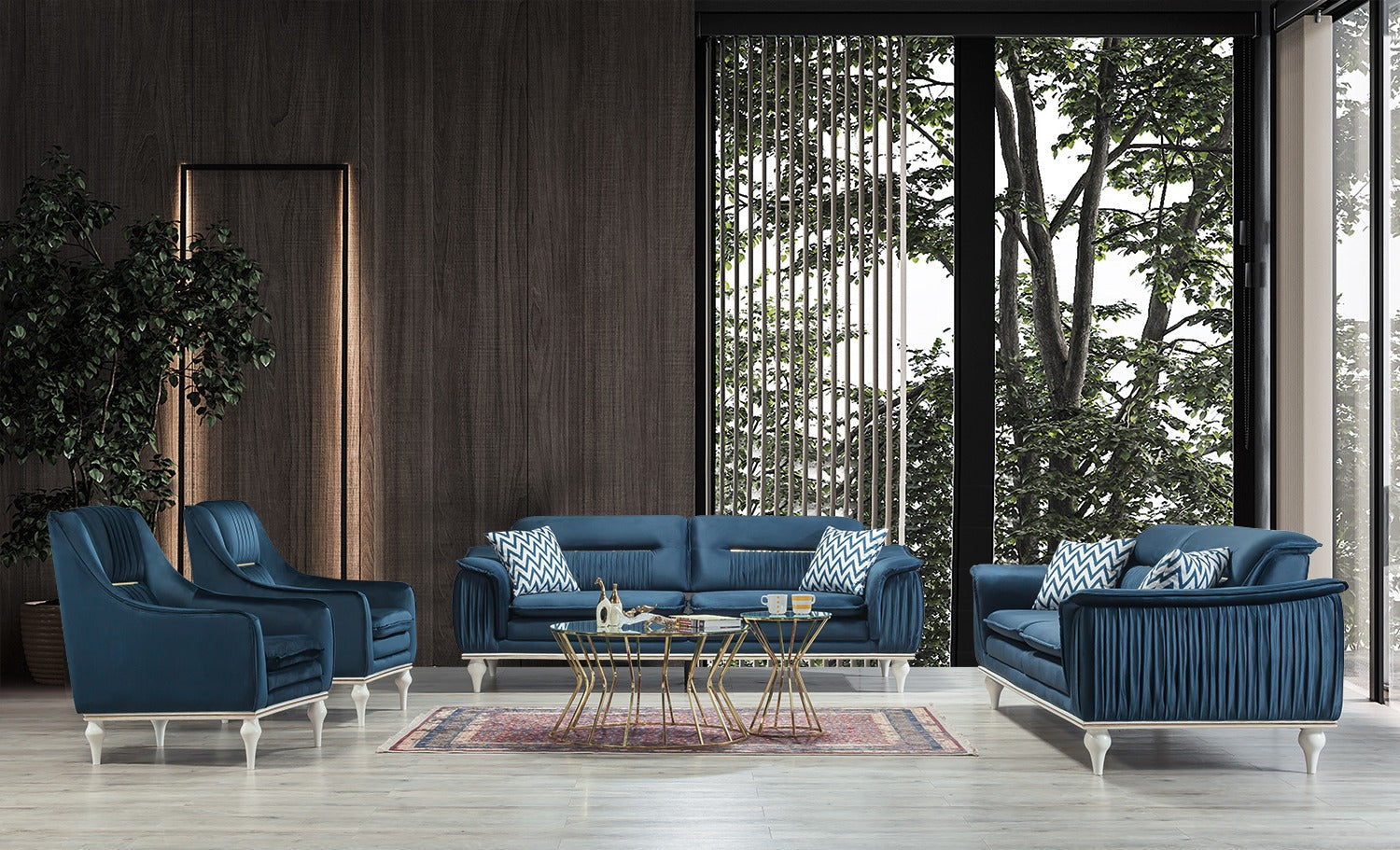 Viola 3-Sits Soffa - LINE Furniture Group